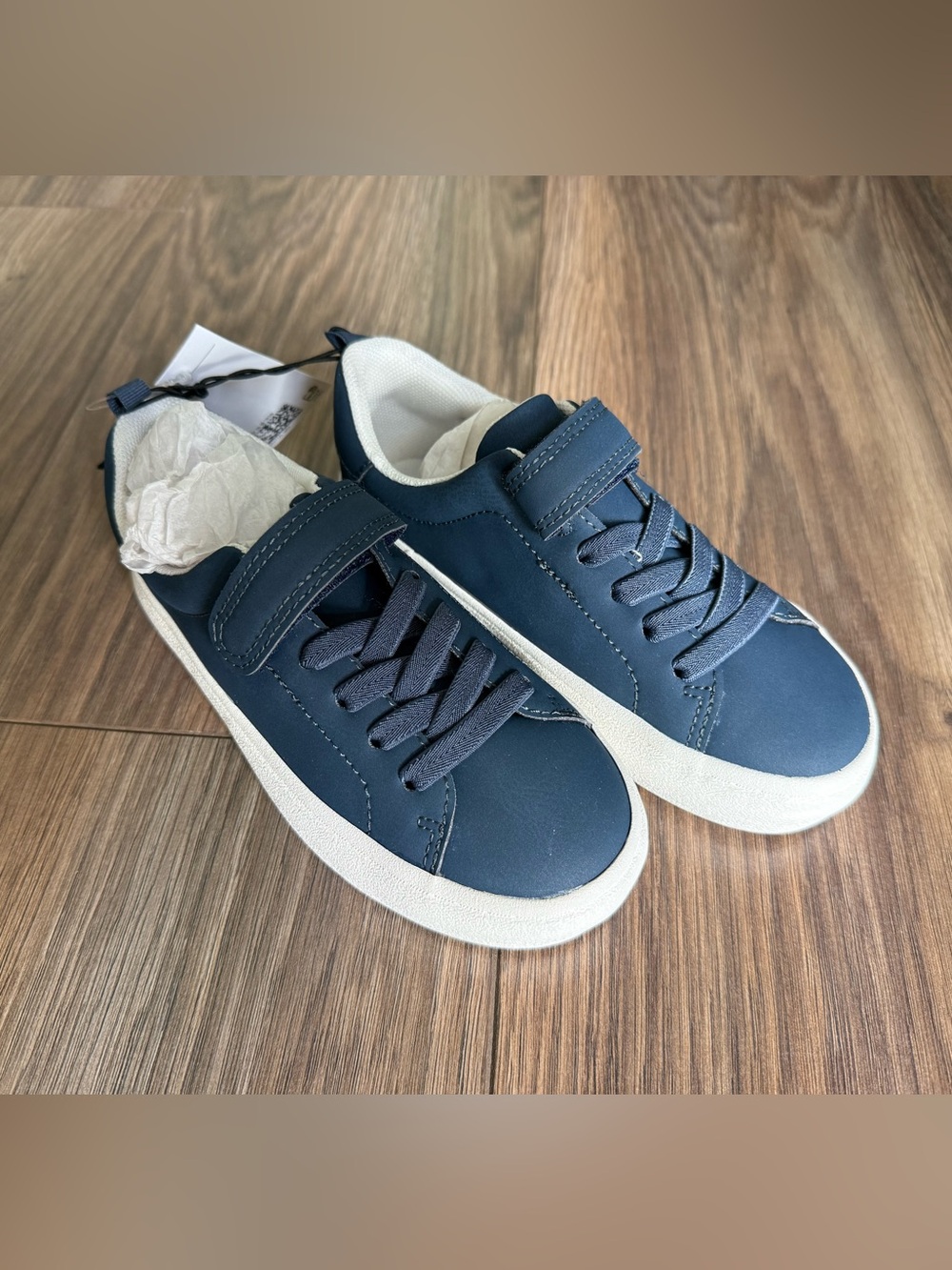 NWT Toddler Boy Blue Velcro Sneakers